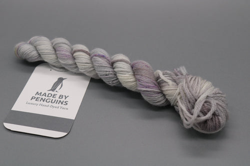 Silver - 20g Mini 4PLY 45m/20g 85% Extra-Fine Merino & 15% Nylon