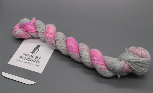 Kiss (Super Sparkle) - 20g Mini 4PLY 45m/20g Extra-Fine Merino, Nylon & Super Sparkle