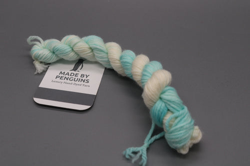 Cold as Ice- 20g Mini DK 45m/20g 85% Extra-Fine Merino & 15% Nylon