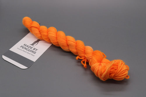 Highlighter Orange - 20g Mini 4PLY 45m/20g 85% Extra-Fine Merino & 15% Nylon